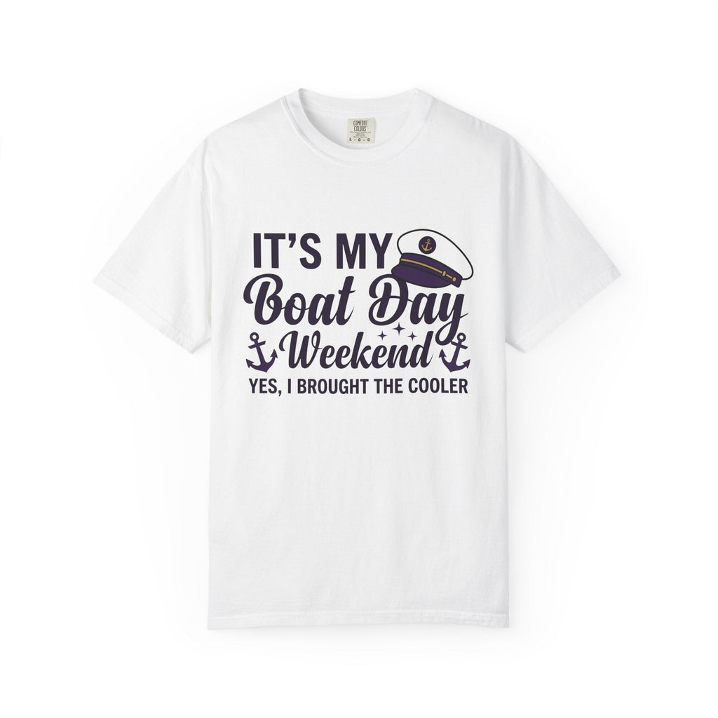 Captain Hat Shirt Boating Summer Unisex Gift Bold Tee Captain Cap T-Shirt Sailor
