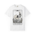 Skeleton Kitten Tarot Shirt Cat Gift Women Eerie Tee Occult product image 1