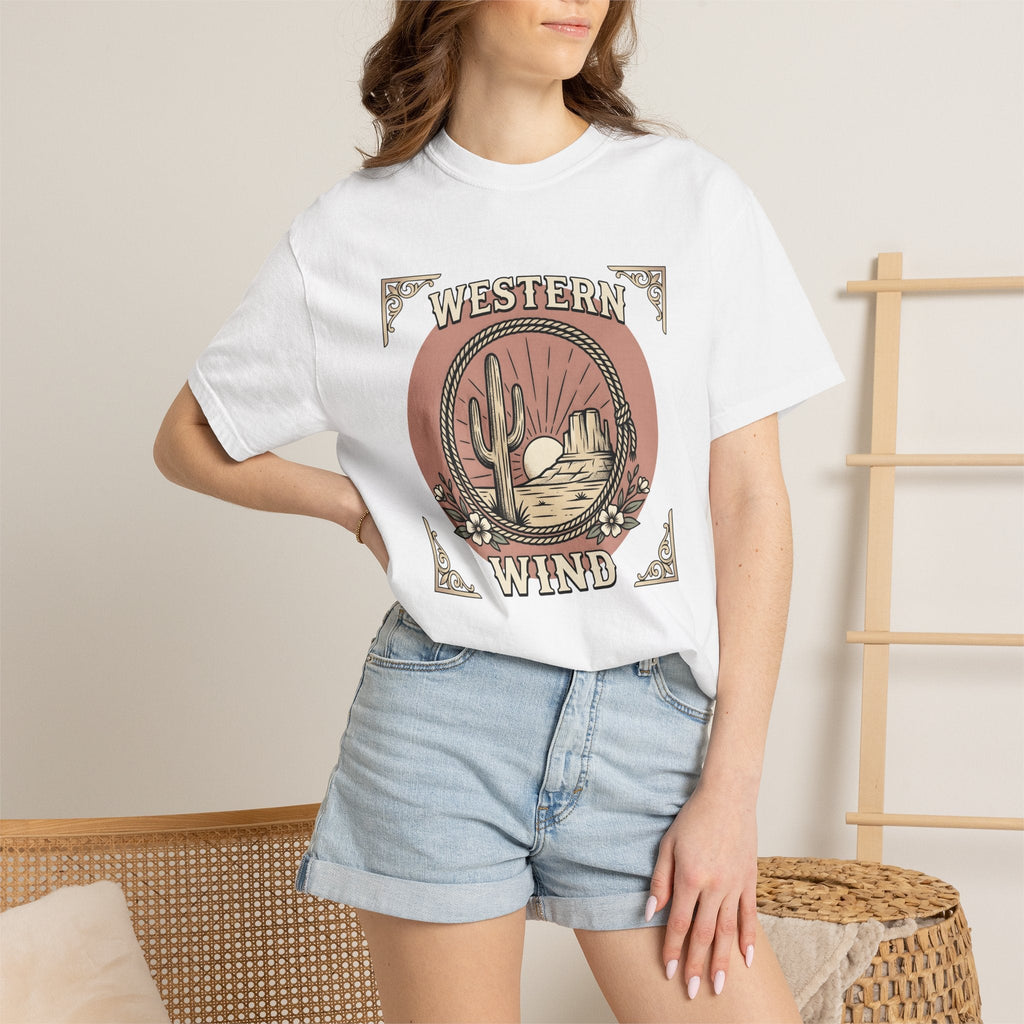 Desert Cactus Shirt Boho Chic Cowboy Unisex Gift Retro Tee product image 6