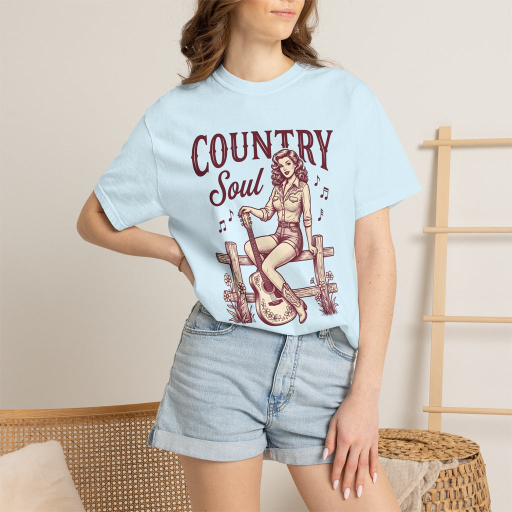 Cowgirl Guitar Shirt Band Gift Women Classic Tee Guitarist product image 9