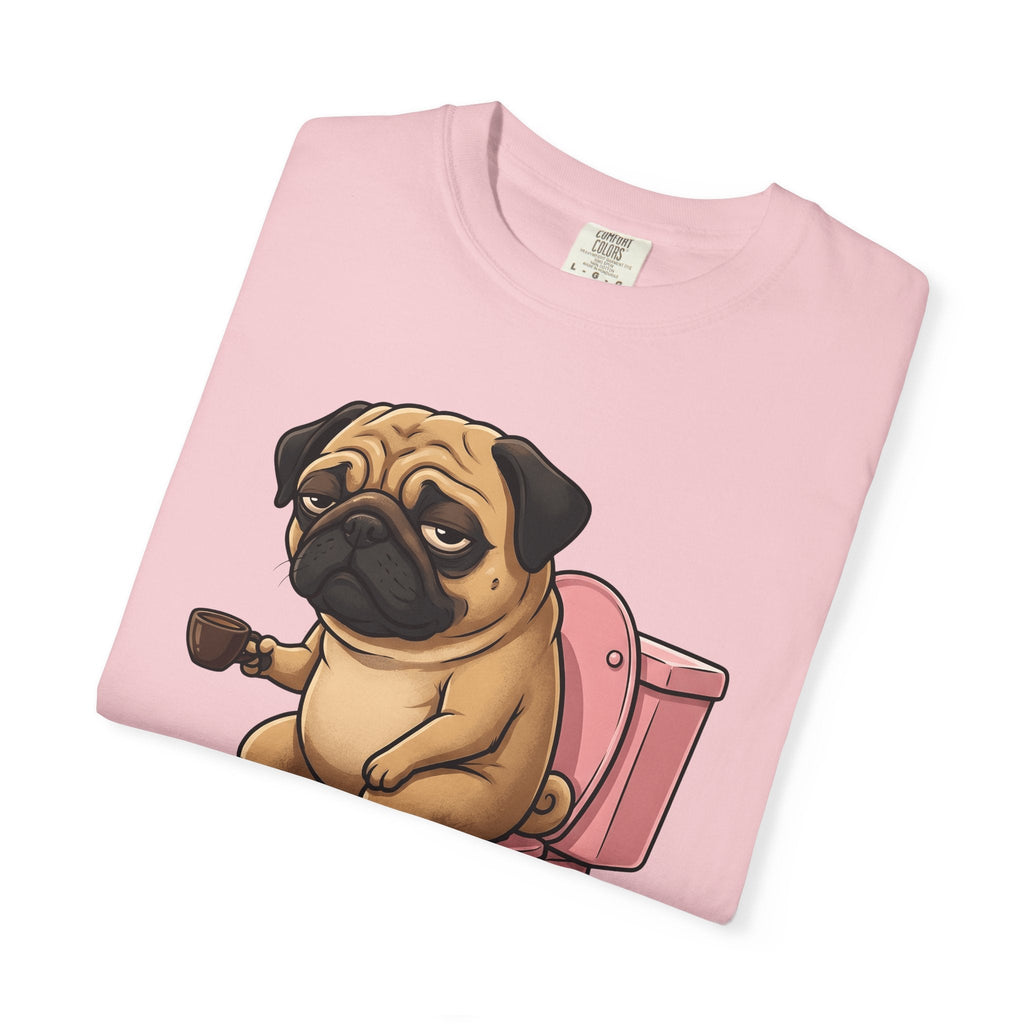 Pug Mocha Shirt Dog Satire Unisex Gift Animated Tee Pugs product image 11