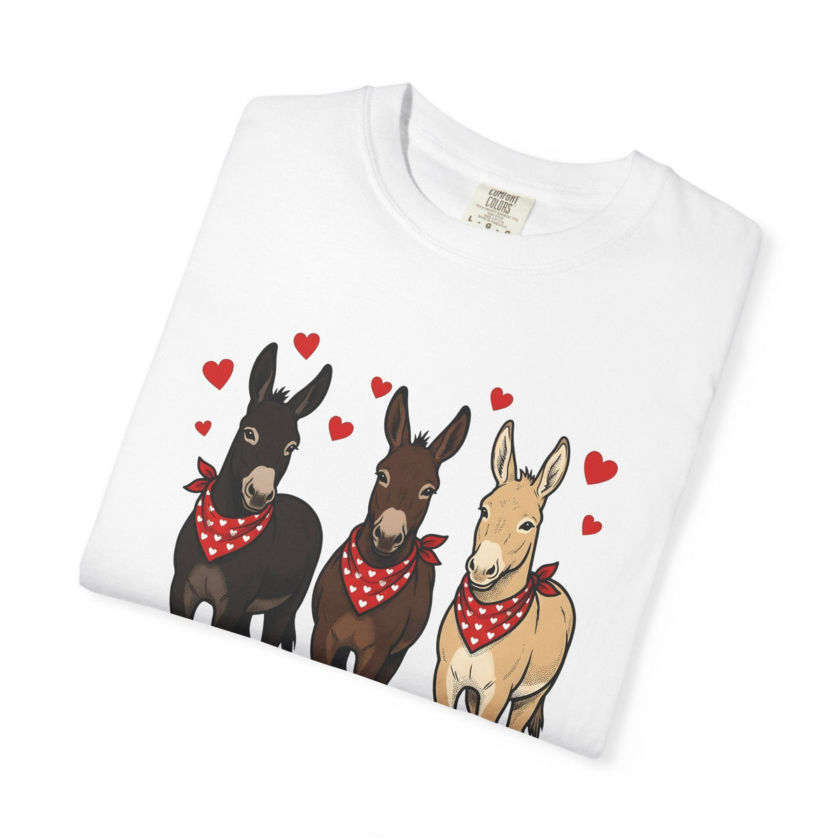 Donkey Group Shirt St. Valentine's Day Wildlife Unisex Gift product image 5