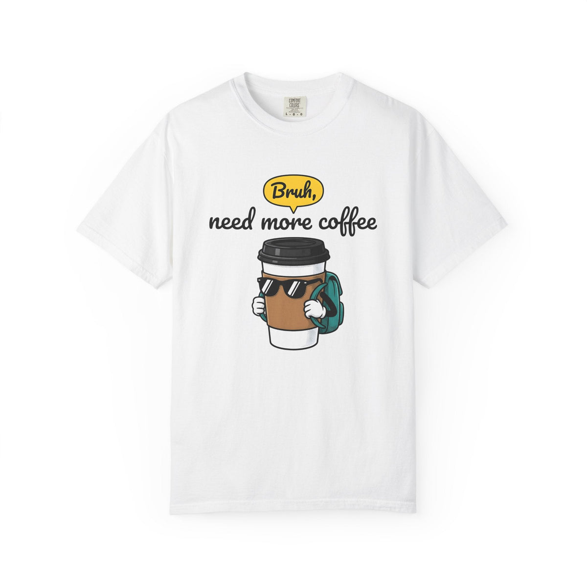 Latte Character Shirt Coffee Comedy Unisex Gift Animation Tee Coffee T-Shirt