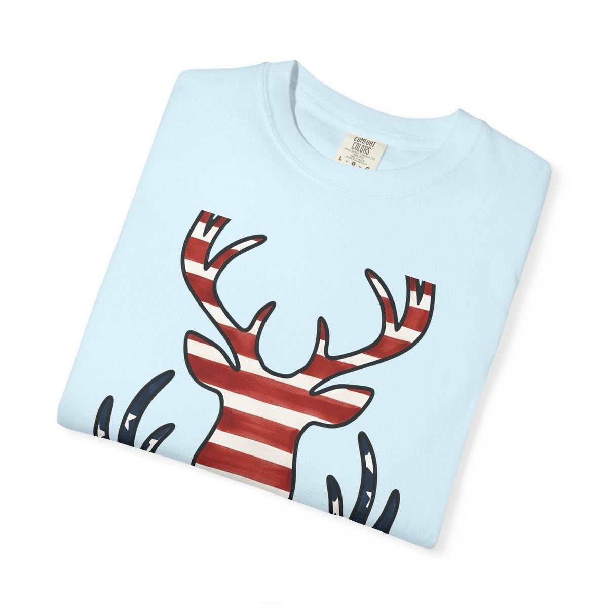 Buck Antlers Retro T-Shirt – Hunting Season Deer Outdoors product image 8