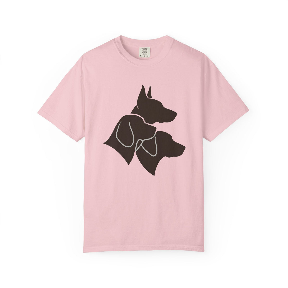 Puppy Silhouette Shirt Dog Creatures Gift Women Basic Tee product image 3