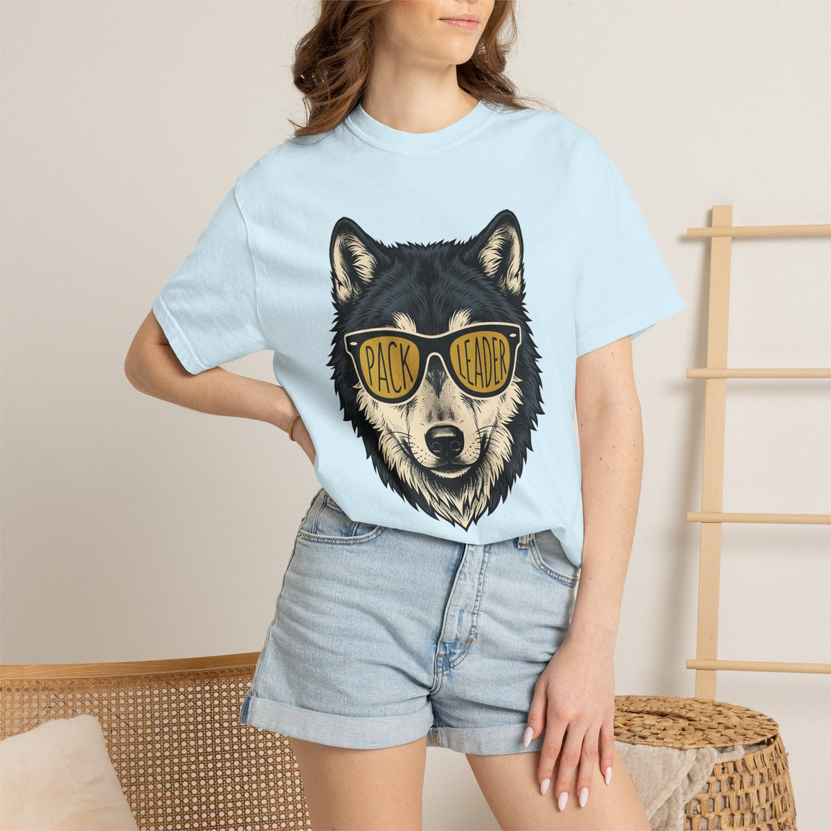 Wolf Sunglasses Shirt Mom Animal Gift for Women Hand Drawn product image 9