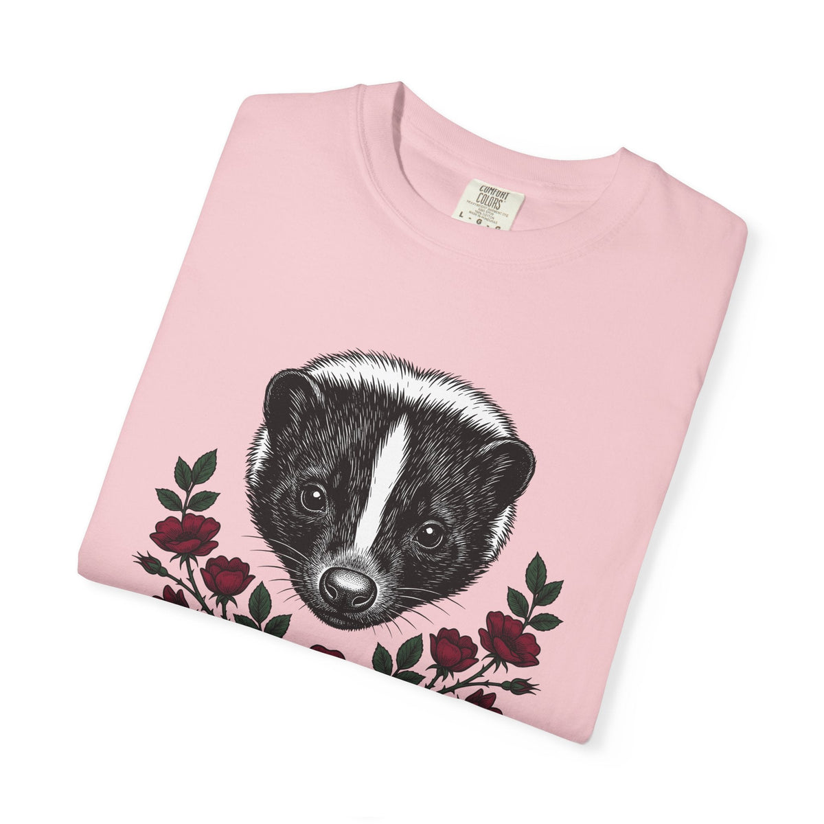 Skunk Face Shirt Animal Nature Unisex Gift Hand Drawn Tee product image 11