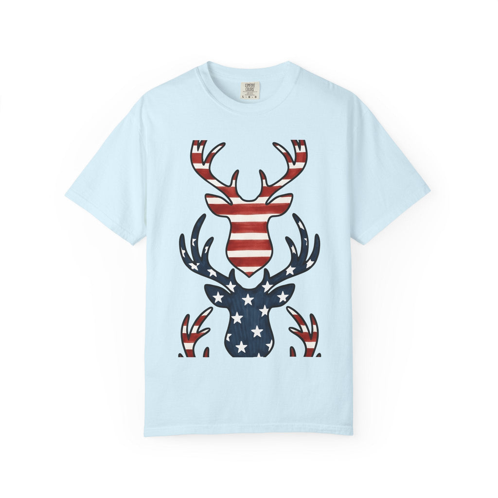 Buck Antlers Retro T-Shirt – Hunting Season Deer Outdoors product image 2