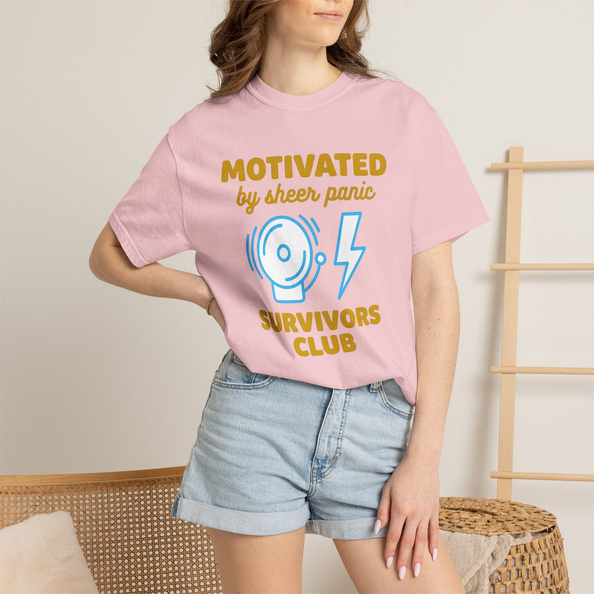 Warning Bell Lightning Shirt Teachers Comedy Unisex Gift product image 12
