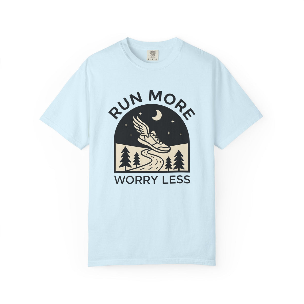 Winged Running Shoe Shirt Sports Outdoors Unisex Gift Minimalist Tee Flying Shoe