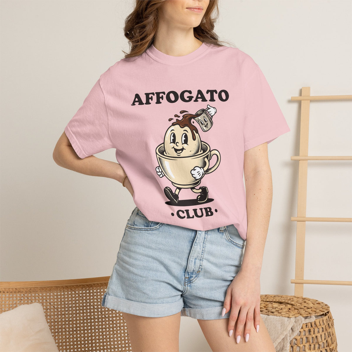 Coffee Ice Cream Cone Shirt Cuisine Unisex Gift Animated Tee product image 12