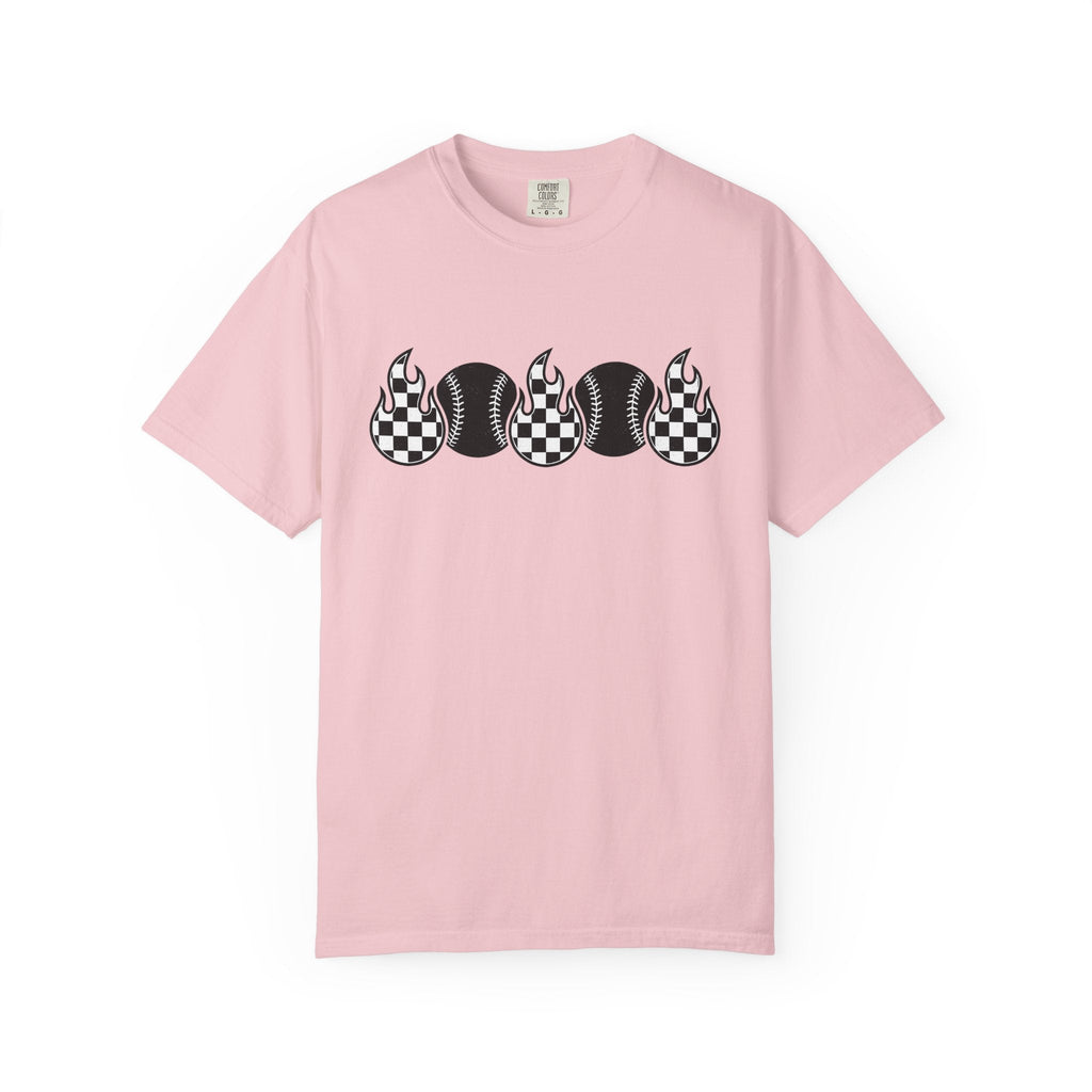 Baseball Flames Shirt Moms Competition Gift for Women product image 3