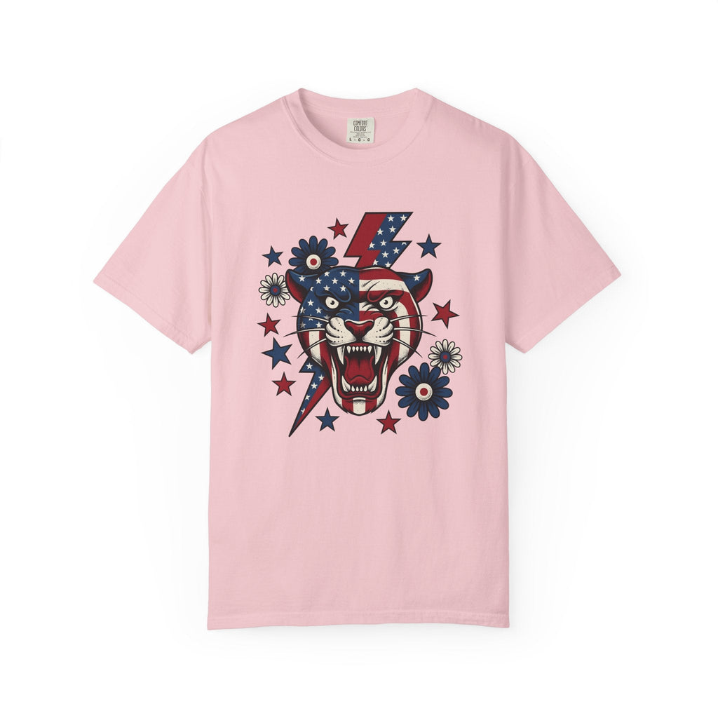 Freedom Panther Shirt America Fauna Gift Women Heritage Tee product image 3
