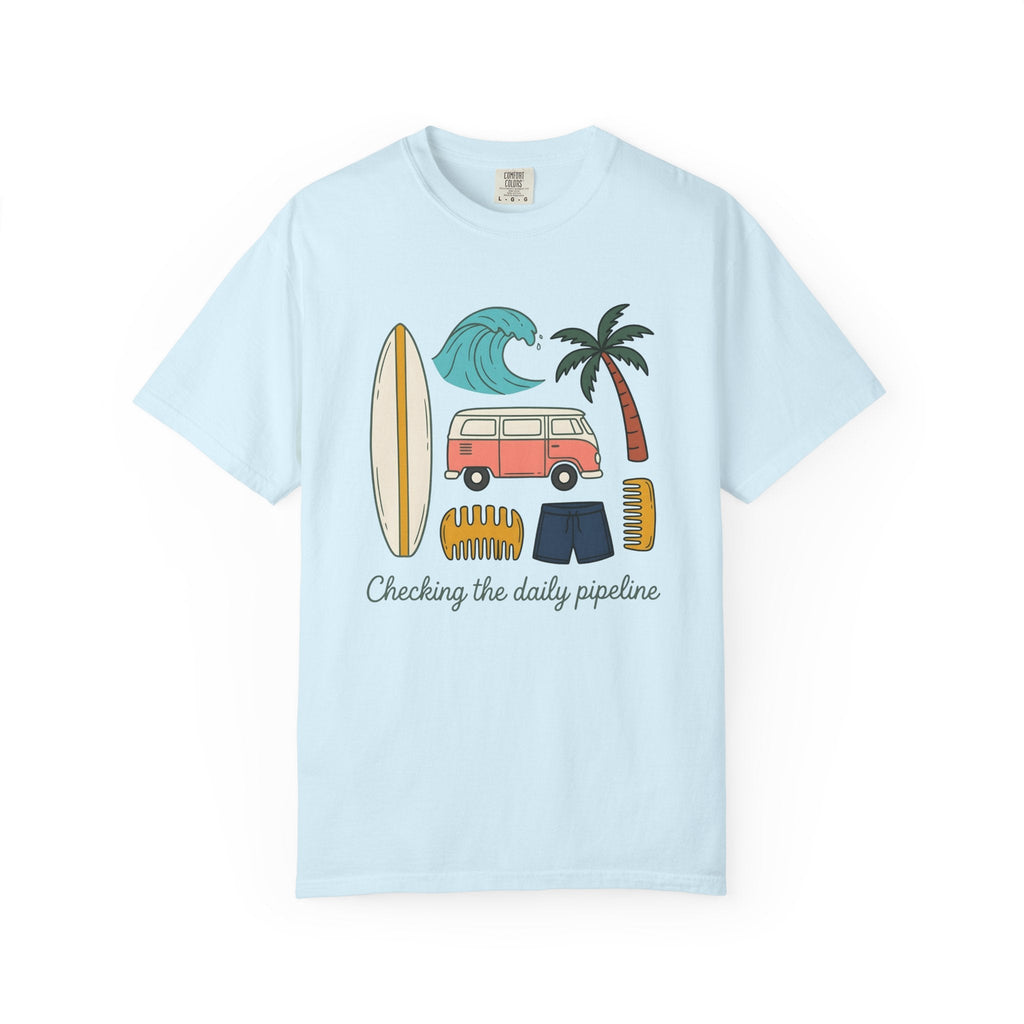 Beach Van Surfboard Shirt Surfing Ocean Unisex Gift Line product image 2