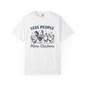 Chicken Group Shirt Farm Unisex Gift Hand Drawn Tee Flock product image 1