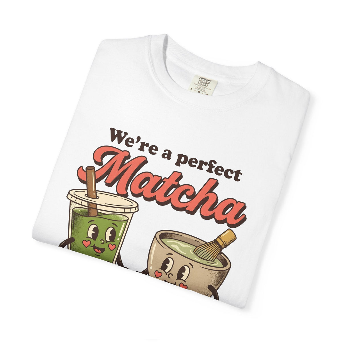Matcha Tea Characters Shirt St. Valentine's Day Couple product image 5