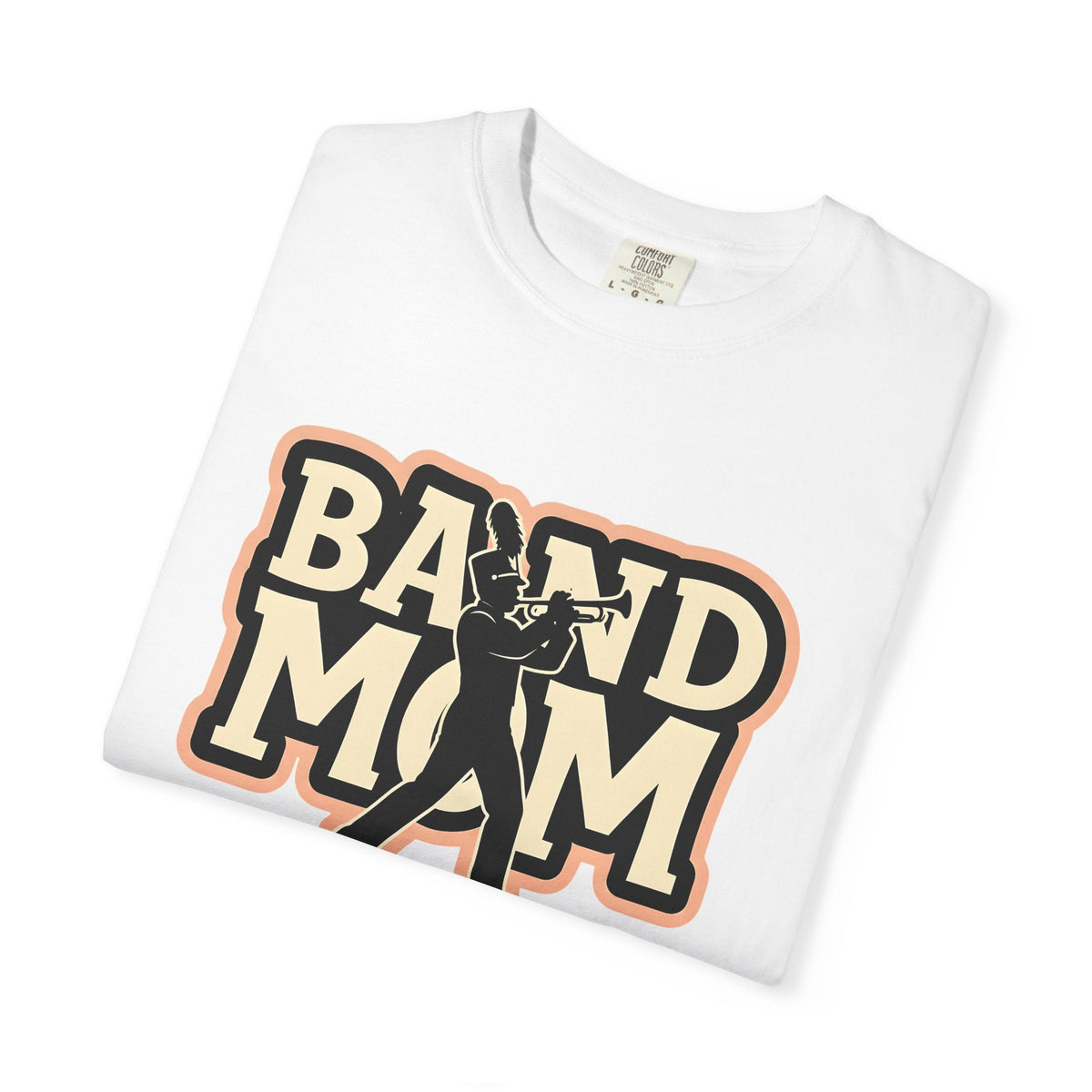 Marching Band Drumline Bold T-Shirt – Music Mom Pride for product image 5