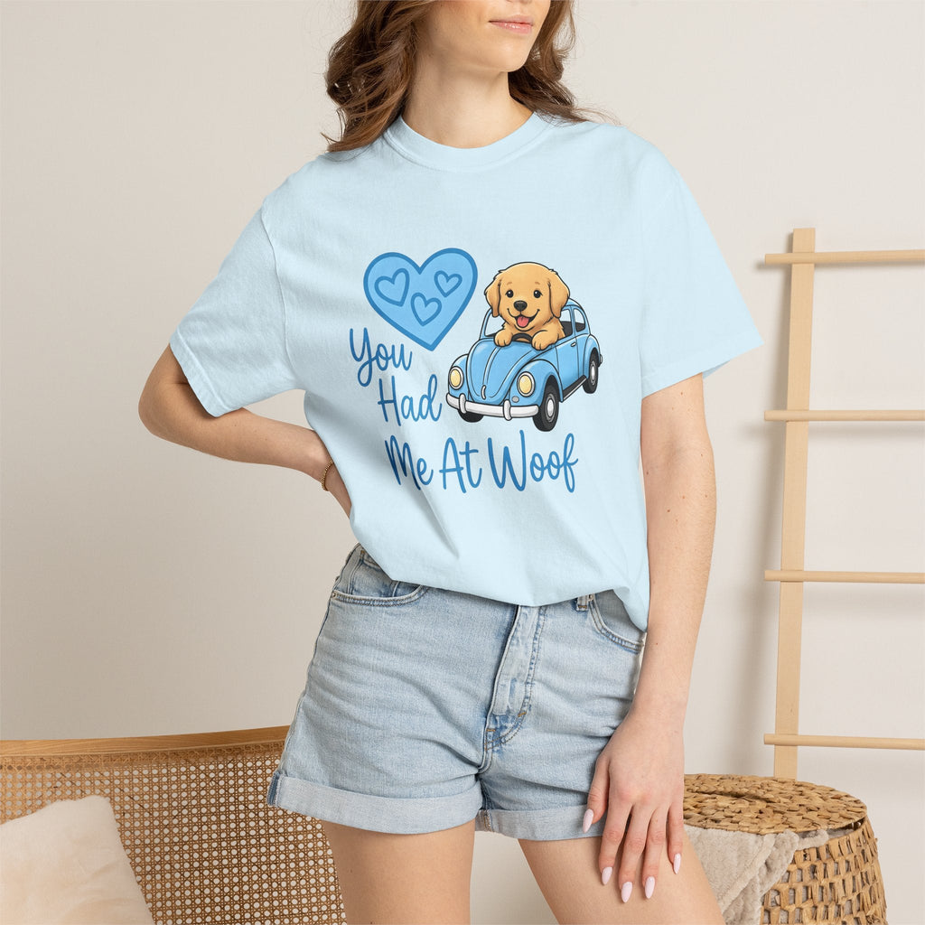 Golden Retriever Truck Shirt Dog Pet Unisex Gift Comic Tee product image 9