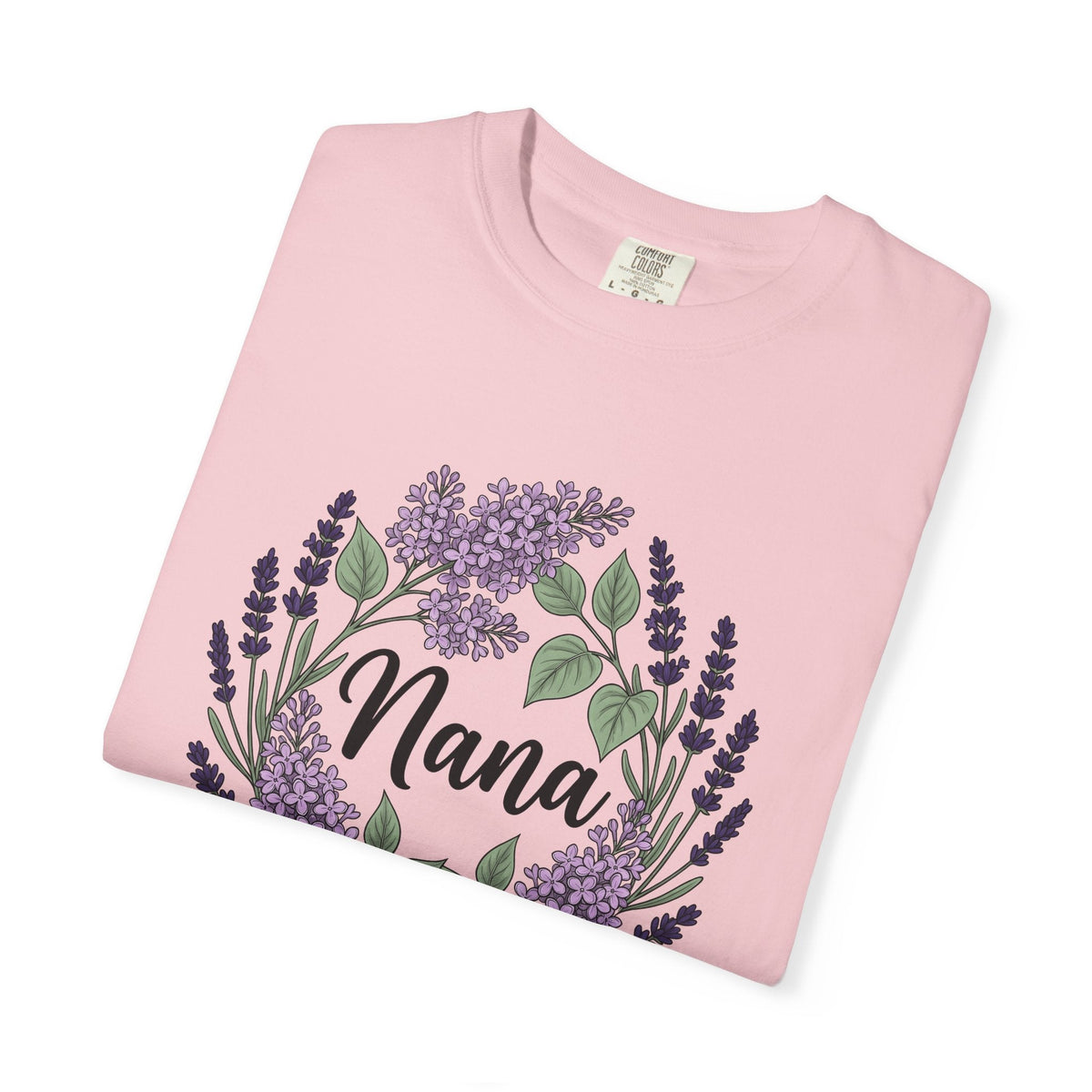 Lavender Floral Wreath Shirt Grandma Gift for Women product image 11