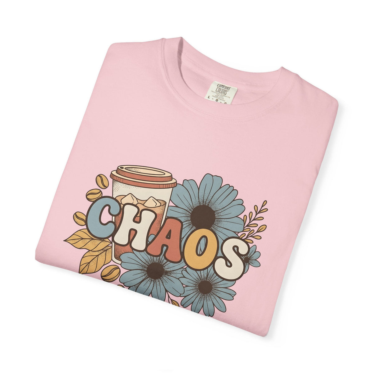 Coffee Cup Floral Shirt Mom Coffee Gift for Women Boho Tee Mug T-Shirt Mother