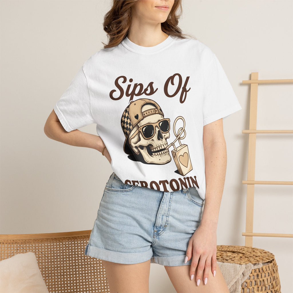 Skull Beverage Shirt Valentine Dark Gift Women Ink Tee product image 7