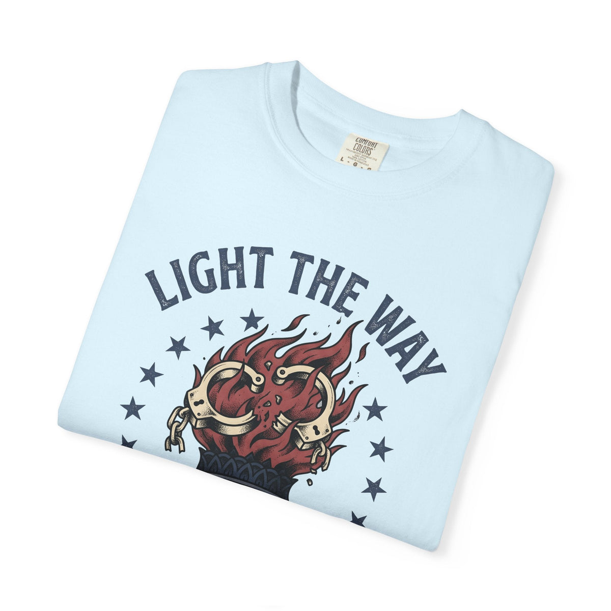 Freedom Torch Shirt America Liberty Unisex Gift Retro Tee product image 8