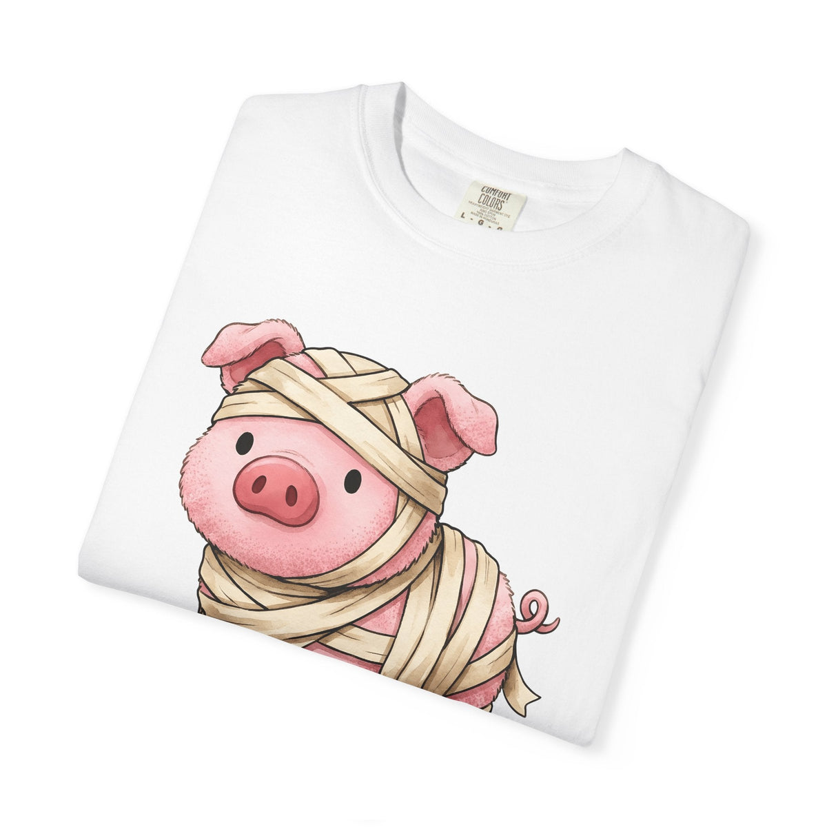 Pig Mummy Shirt Animals Holiday Unisex Gift Kawaii Tee product image 5