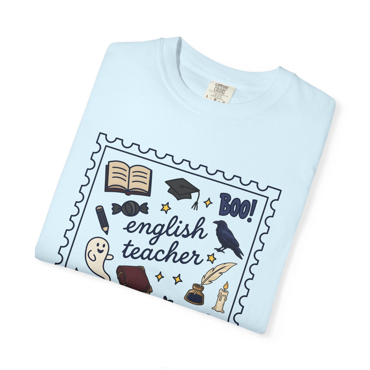 Halloween Teacher Sketch T-Shirt – Spooky Educator Design product image 8