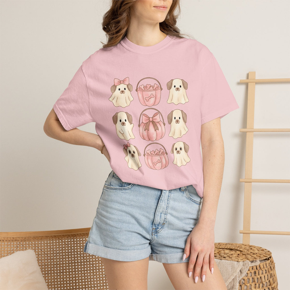 Halloween Dog Adorable T-Shirt – Spooky Pup Mom Design product image 13