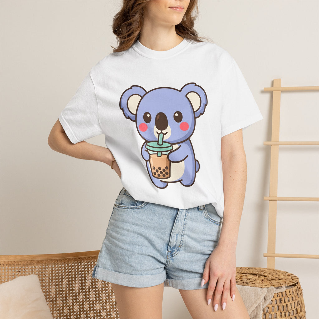 Koala Bubble Shirt Drinks Wildlife Unisex Gift Chibi Tee product image 6