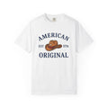 Cowboy Hat Shirt America Western Unisex Gift Vintage Tee Stetson T-Shirt Patriot