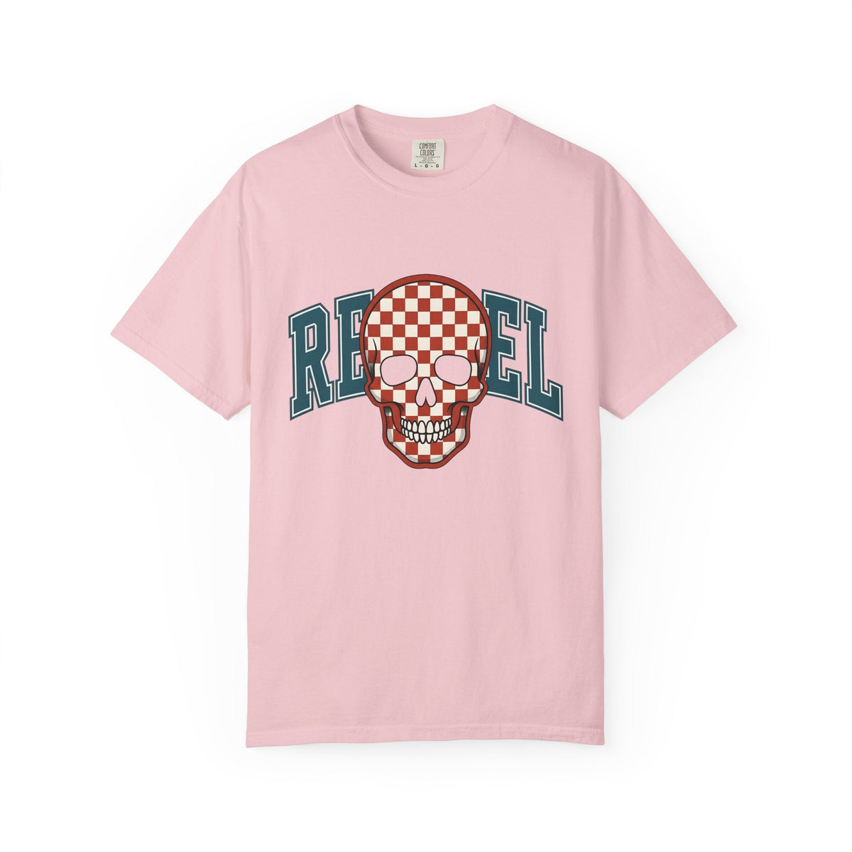 Gingham Skull Shirt America Music Gift Women Pop Art Tee product image 3