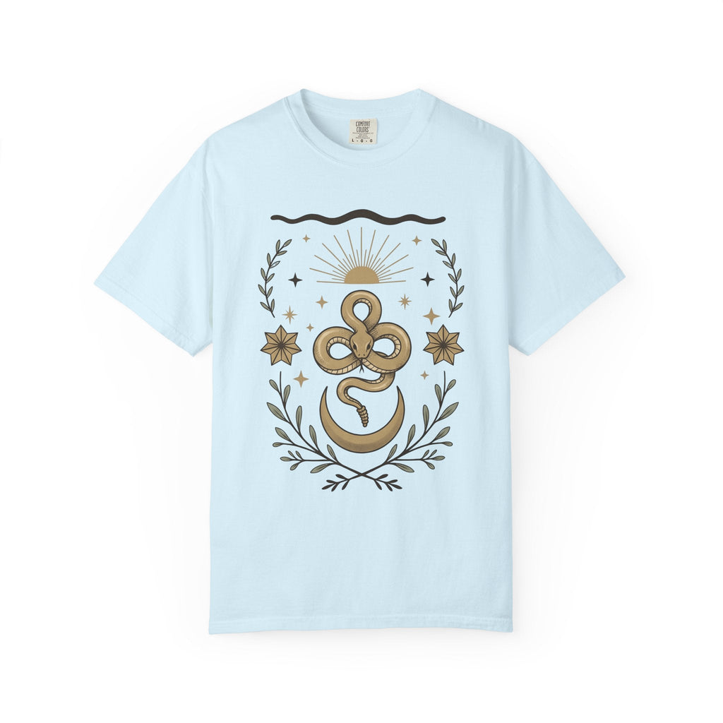 Serpent Moon Shirt Boho Chic Star Signs Unisex Gift product image 2