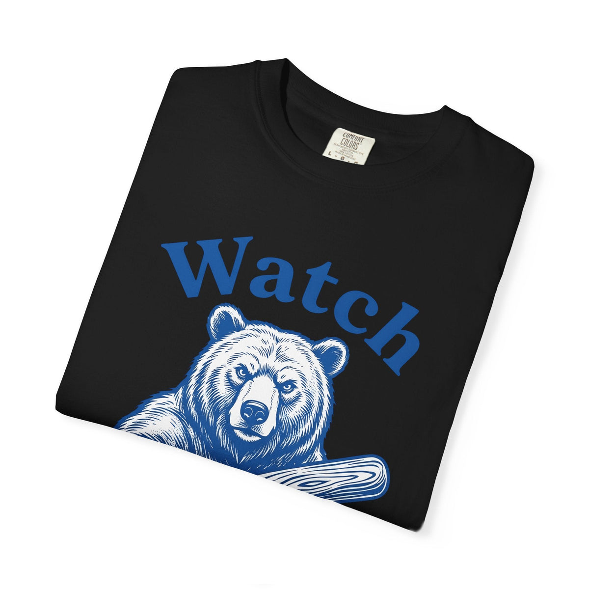 Bear Baseball Bat Shirt Sports Unisex Gift Vintage Tee product image 15
