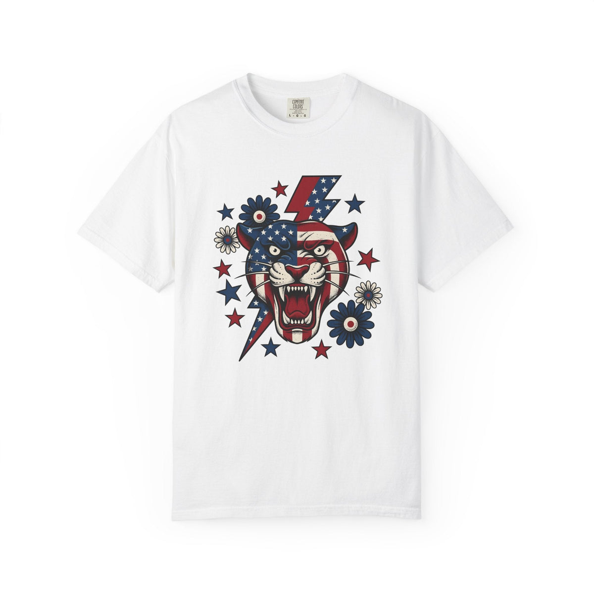 Freedom Panther Shirt America Fauna Gift Women Heritage Tee product image 1