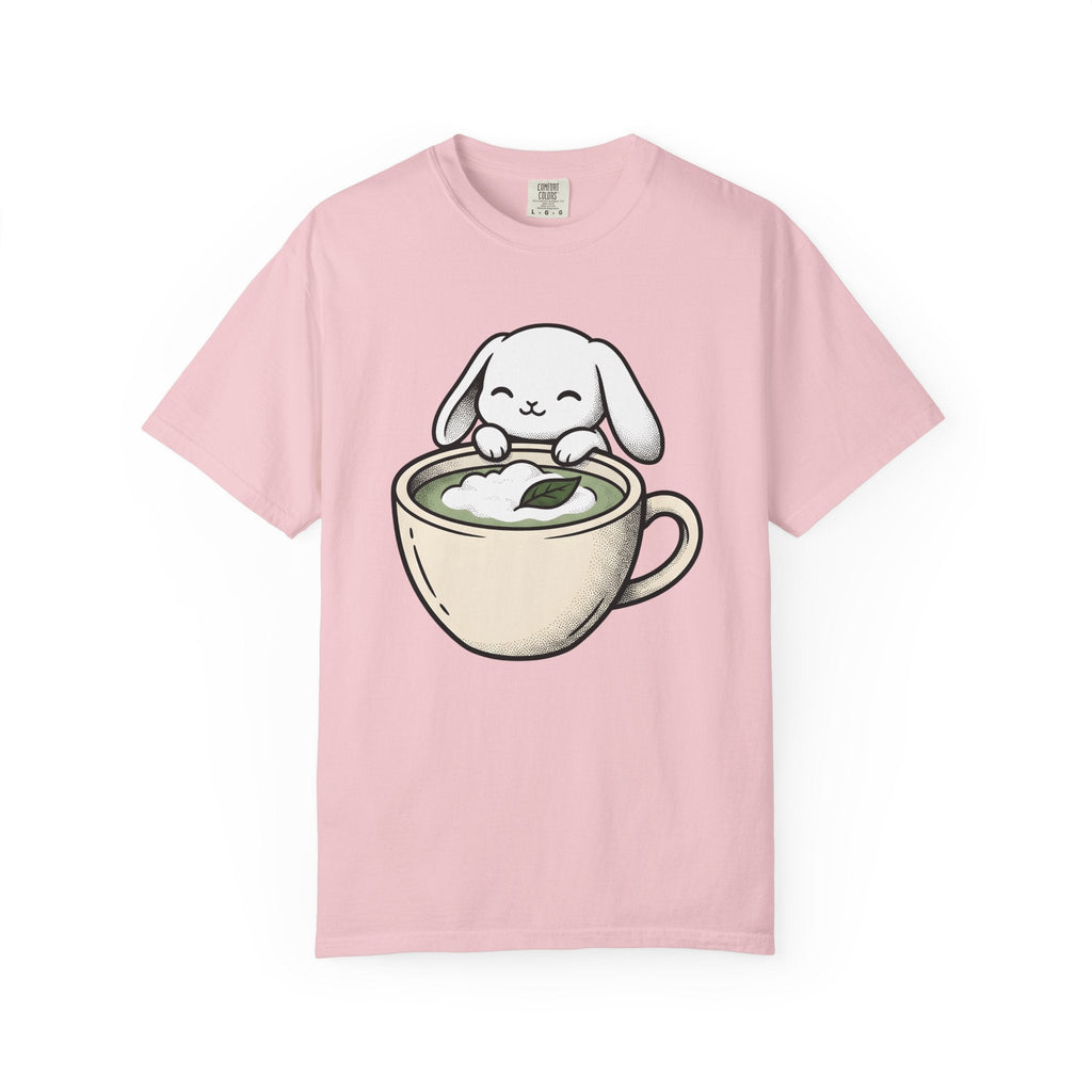 Rabbit Coffee Mug Shirt Coffee Pet Unisex Gift Cute Tee Bunny T-Shirt Coffee Fan