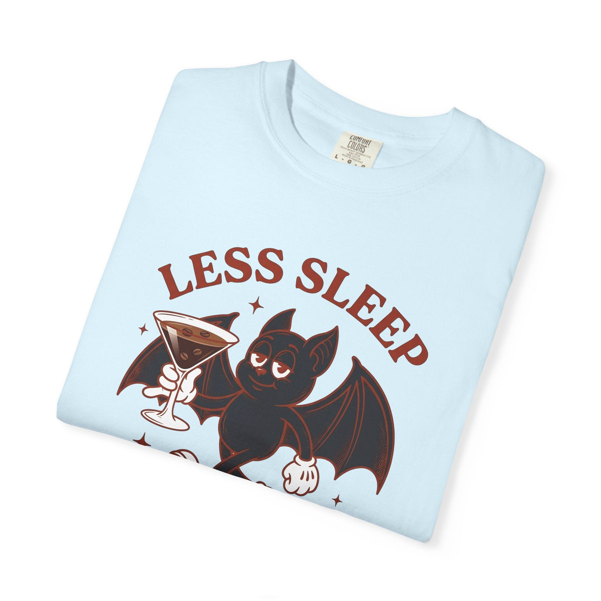Bat Drink Shirt Coffee Joke Unisex Gift Vintage Tee product image 9