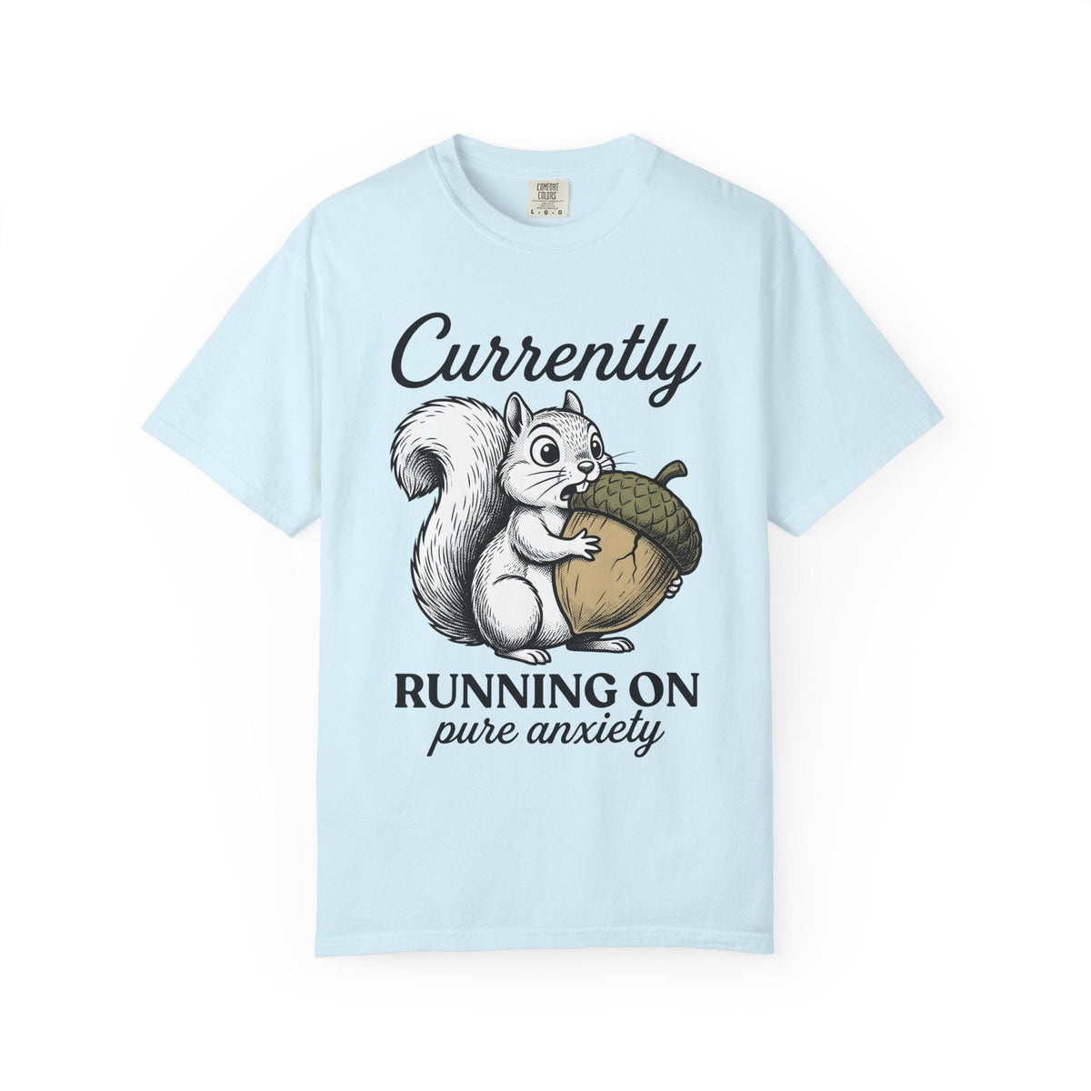 Chipmunk Acorn Doodle T-Shirt – Funny Woodland Critter product image 2