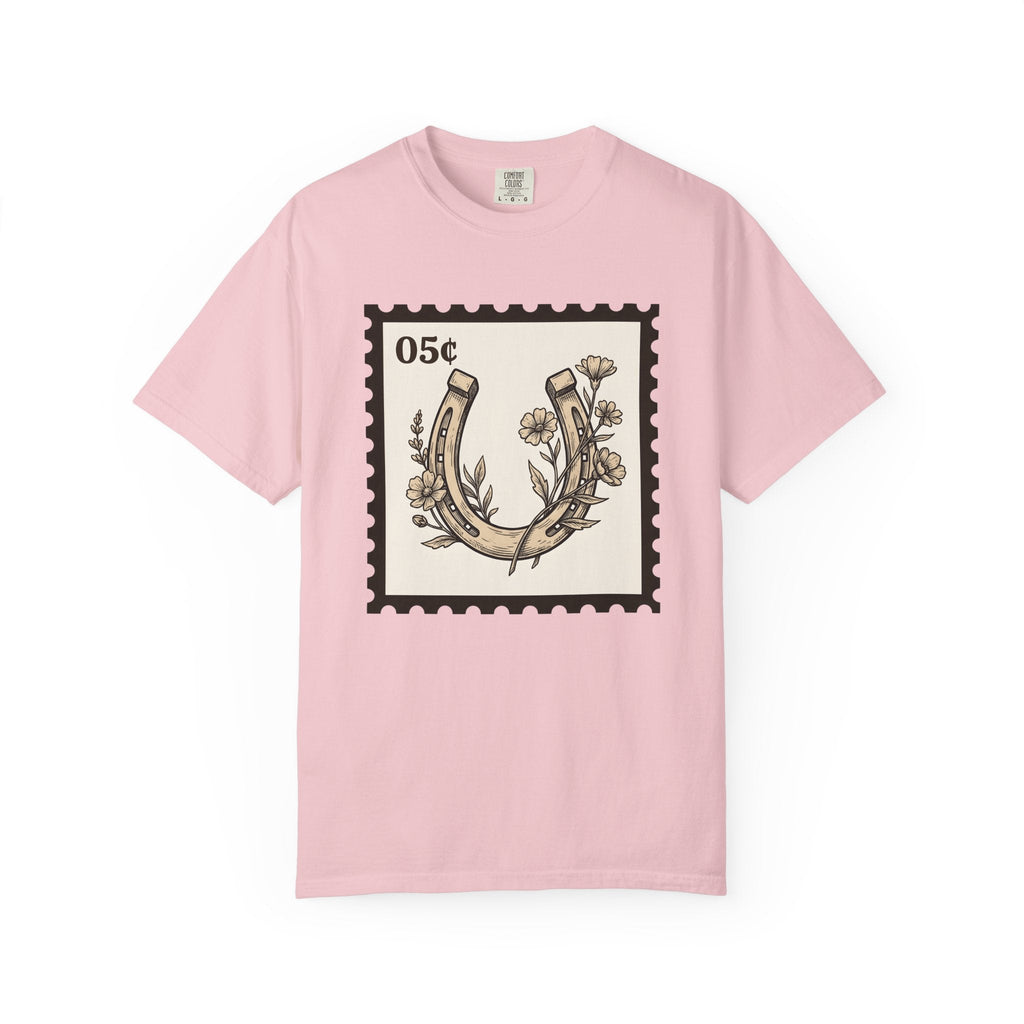 Horseshoe Floral Shirt Cowgirl Western Gift Women Boho Tee product image 3