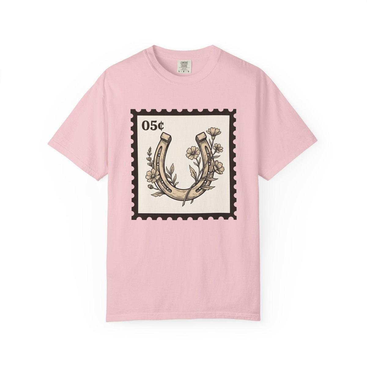 Horseshoe Floral Shirt Cowgirl Western Gift Women Boho Tee product image 3