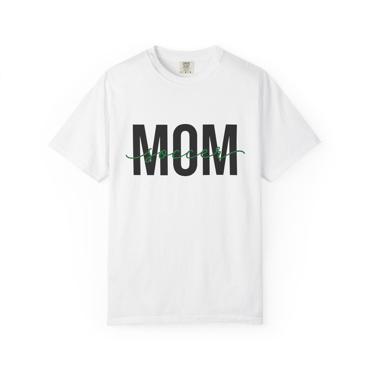 Mom Text Graphic Shirt Soccer Family Gift for Women Modern product image 1