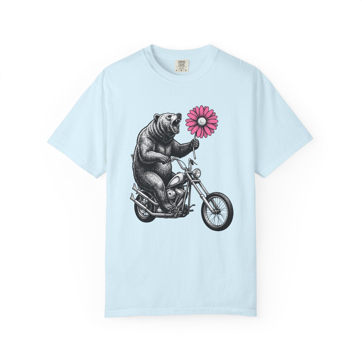 Bear Motorcycle Shirt St Valentines Day Animal Unisex Gift product image 2