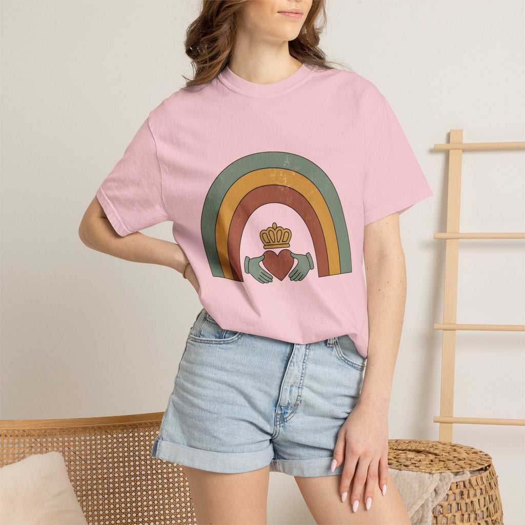 Claddagh Rainbow Shirt St Patrick's Day Celtic Unisex Gift product image 12
