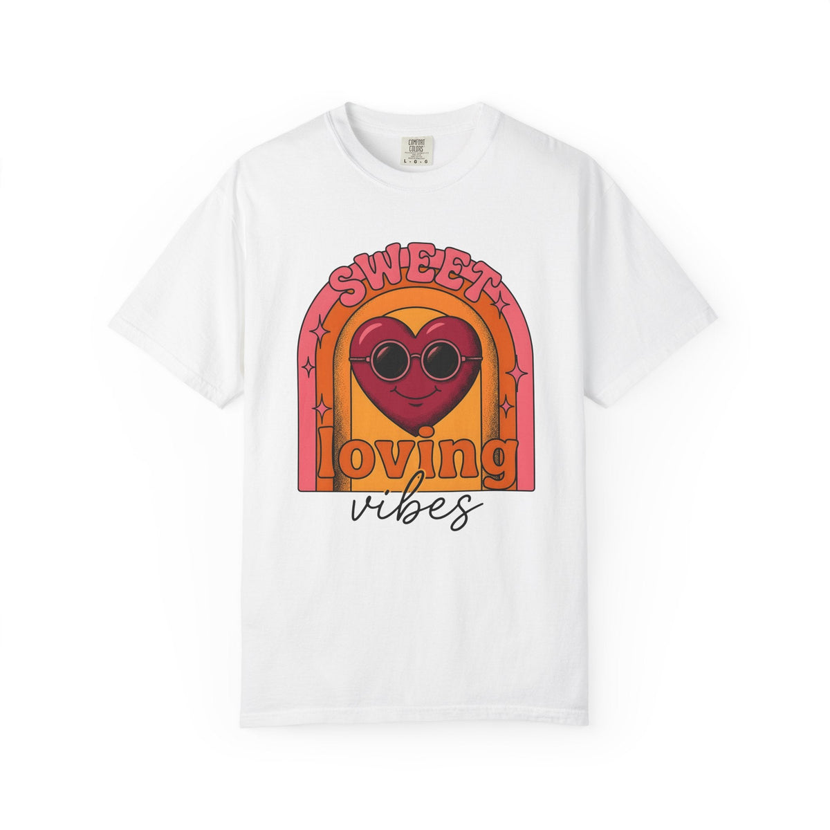 Heart Shades Shirt Valentine Romance Unisex Gift Vintage product image 1