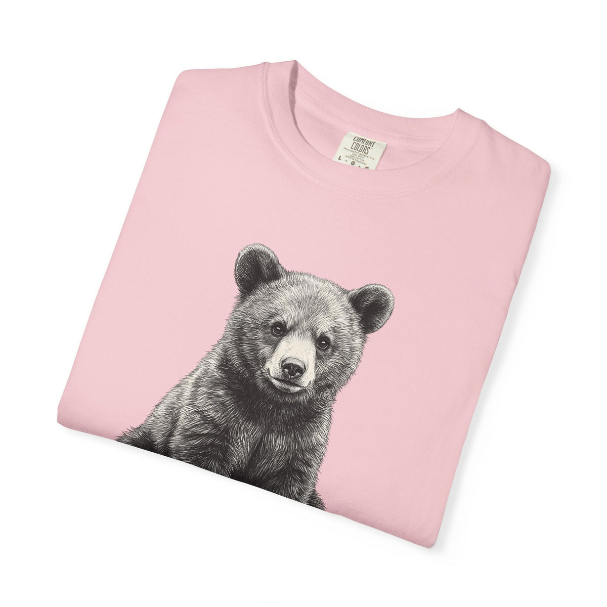 Bear Baby Shirt Animals Fauna Gift Women Sketch Tee Cub product image 11