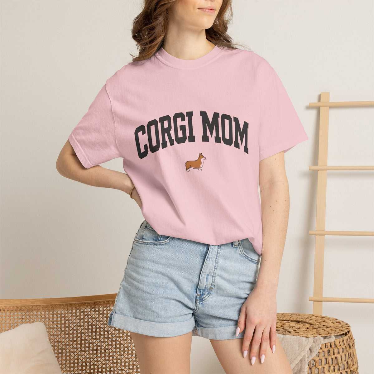 Corgi Dog Shirt Animal Unisex Gift Bold Tee Puppy T-Shirt product image 12