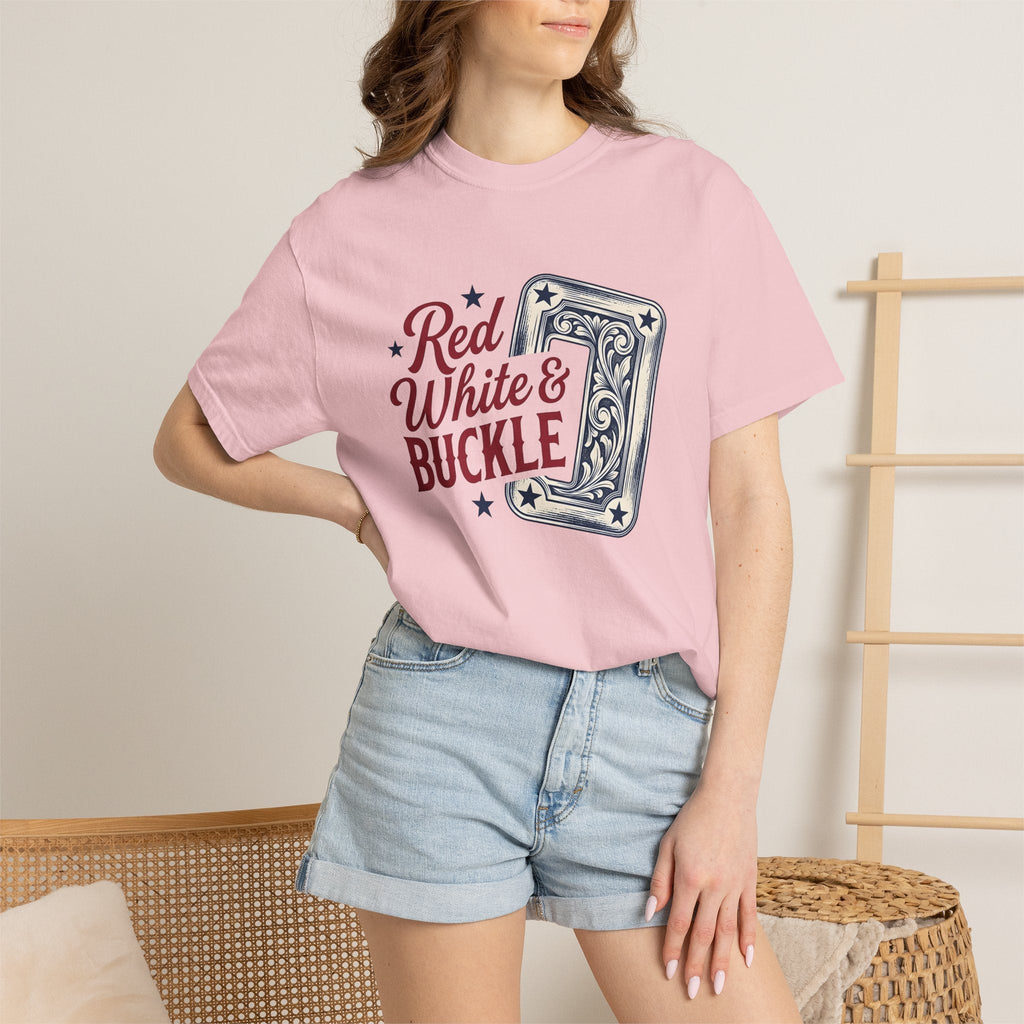 Cowboy Belt Buckle Shirt 4th Of July Rodeo Unisex Gift product image 12