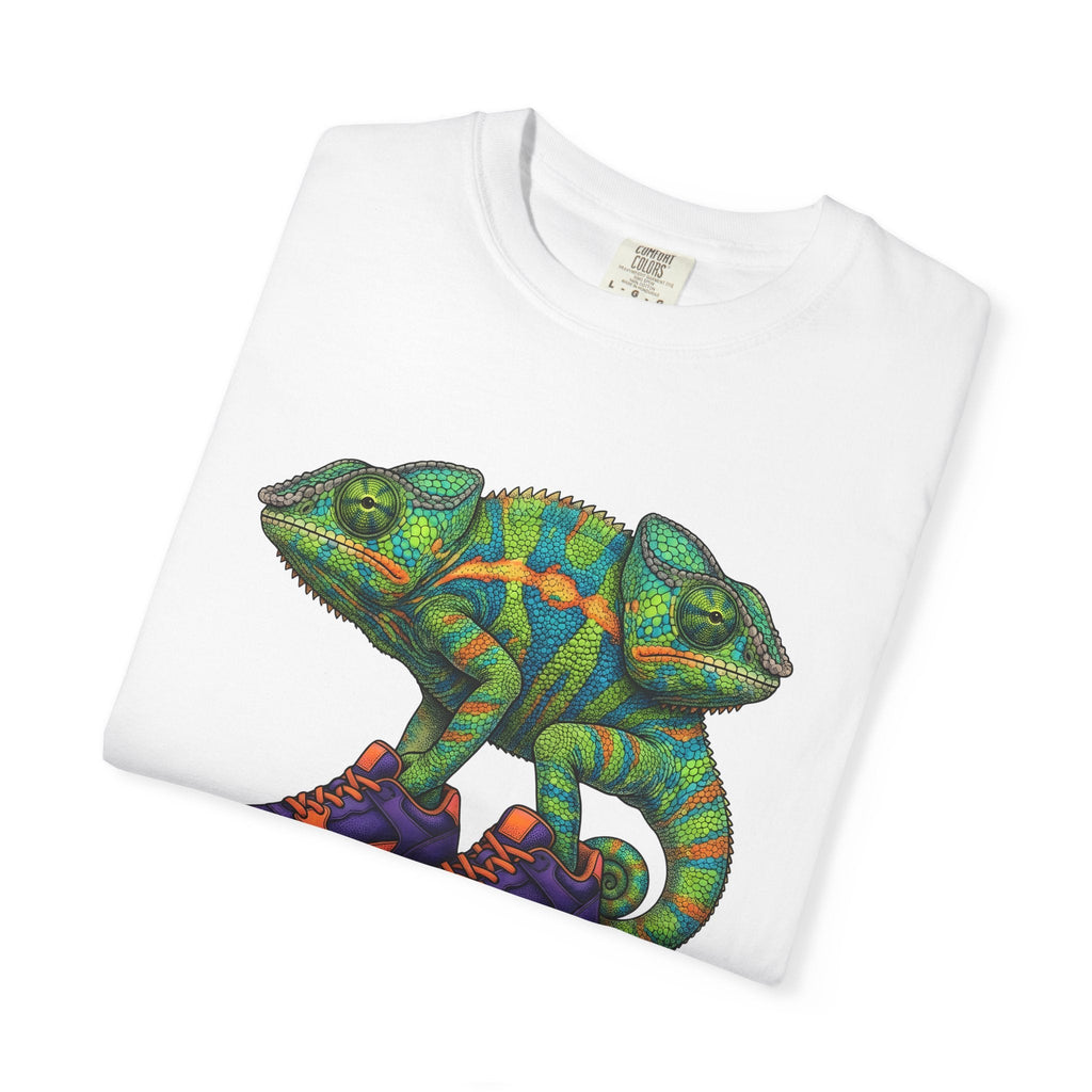 Chameleon Sneakers Shirt Animals Reptile Unisex Gift Vibrant Graphic Tee Custom