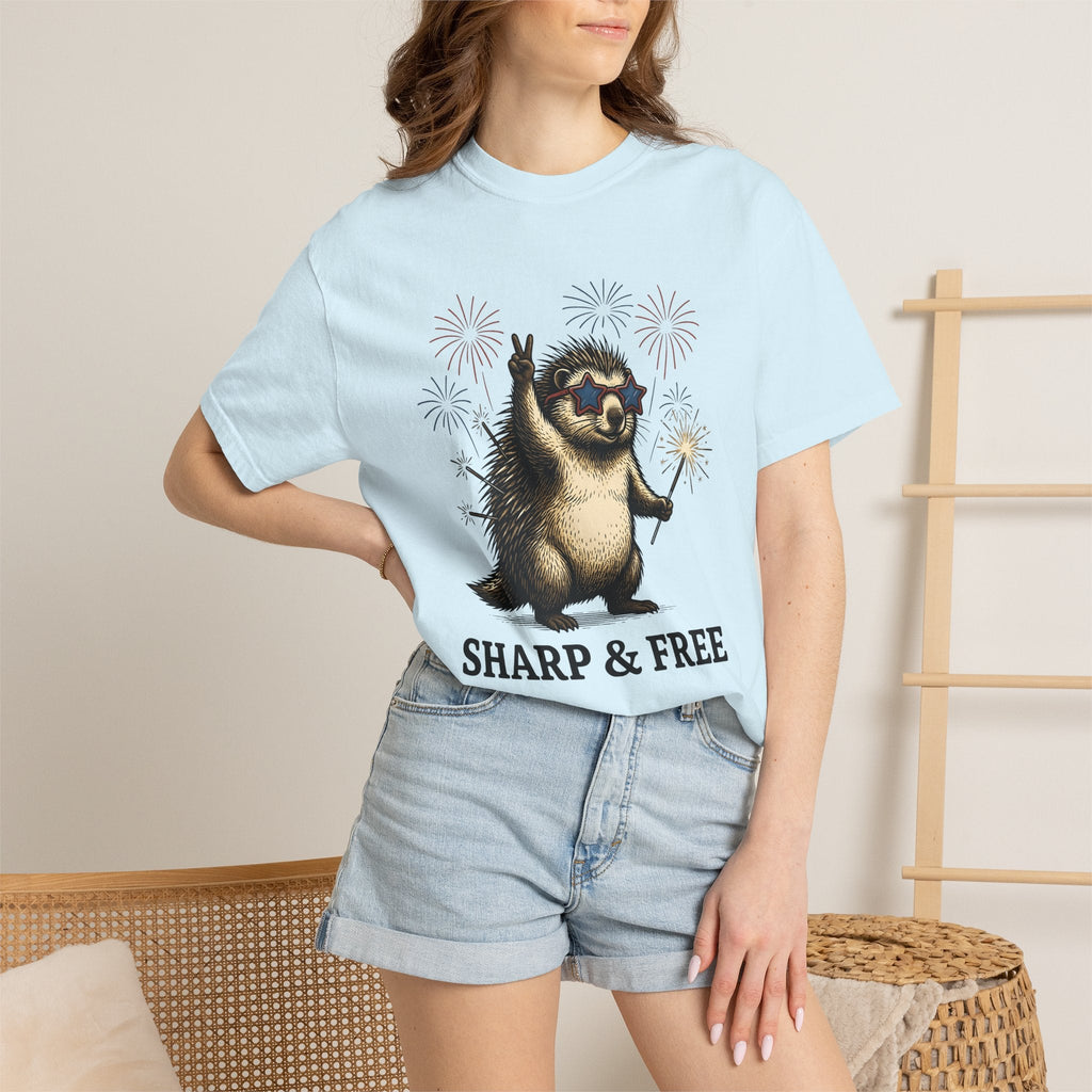 Porcupine Shirt 4th Of July Independence Gift Women Classic product image 9