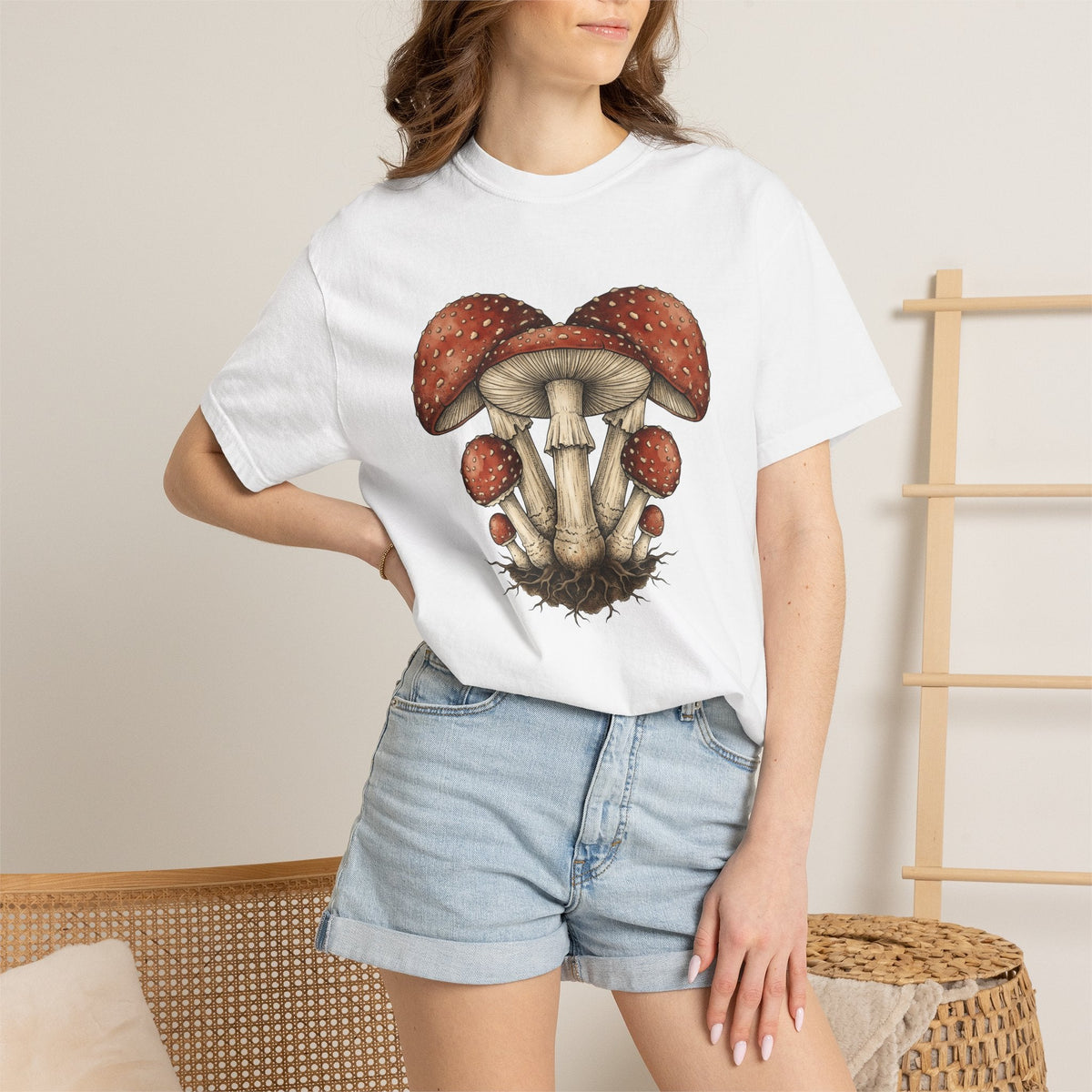 Fungi Cluster Shirt Mushrooms Wildlife Unisex Gift Nature product image 6